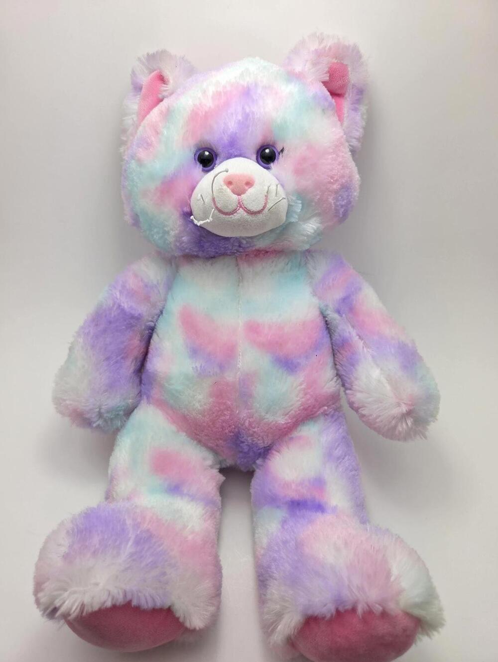 Build a Bear - Pastel Kitty Cat Plush *Sound box happy birthday song* (12 inch)